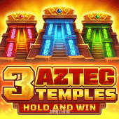 3 Aztec Temples Slot Illustration